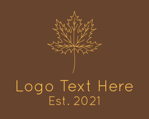 Maple - Minimalist Maple Leaf logo design