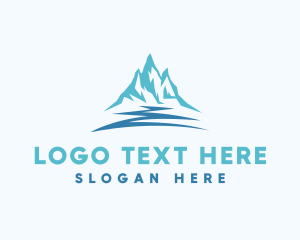 Rock - Ice Rock Mountain logo design