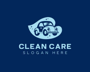 Automobile Car Wash Cleaning logo design