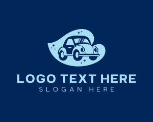 Clean - Automobile Car Wash Cleaning logo design