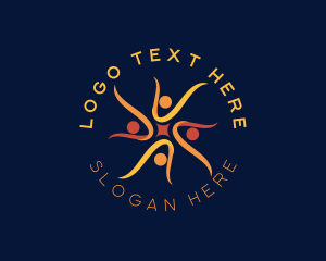 Human Resource - People Community Foundation logo design
