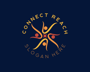 Outreach - People Community Foundation logo design