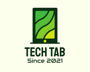 Tablet - Green Tablet Tech logo design
