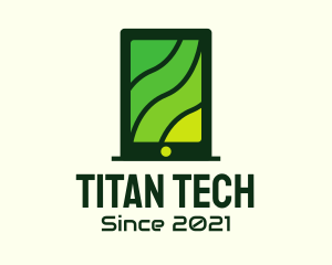 Green Tablet Tech  logo design