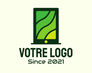 Smartphone - Green Tablet Tech logo design