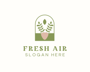 Organic Plant Gardening logo design