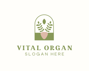 Organic Plant Gardening logo design