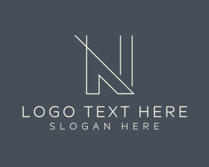 Letter N - Professional Architecture Design Planner logo design