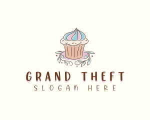 Sweet Dessert Cupcake  Logo