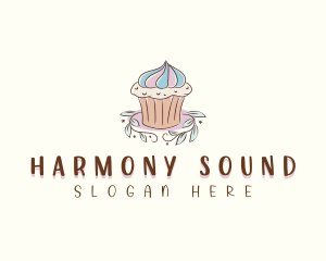 Sweet Dessert Cupcake  Logo