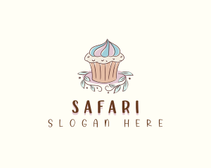 Cafe - Sweet Dessert Cupcake logo design