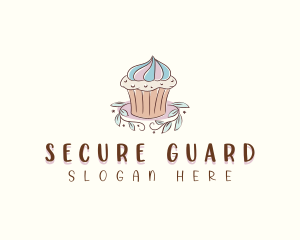 Hand Drawn - Sweet Dessert Cupcake logo design