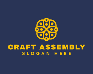 Assembly - Social Crowd Network logo design