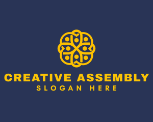 Assembly - Social Crowd Network logo design