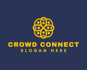 Crowd - Social Crowd Network logo design