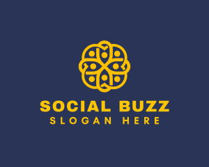 Social Crowd Network logo design