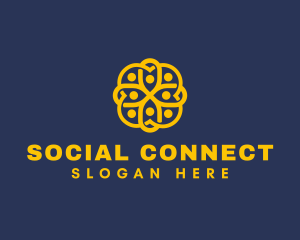 Social - Social Crowd Network logo design