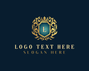 Luxury - Shield Crown Royal logo design