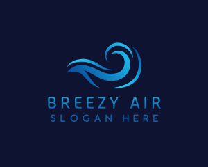 Air Wind Wave logo design