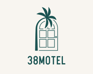 Palm Tree Door logo design