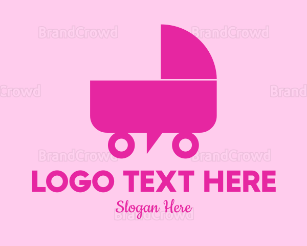 Baby Stroller Chat Logo