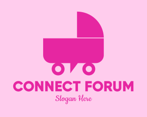 Forum - Baby Stroller Chat logo design