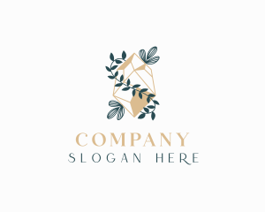 Magical - Crystal Gem Foliage logo design