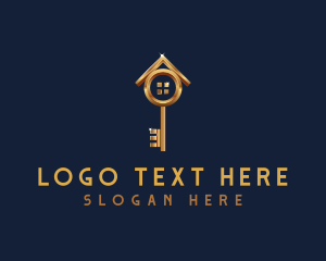 Lock - Key Realty Property logo design