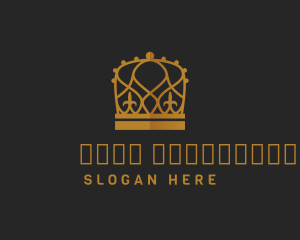 Lifestyle - Gold Coronet Crown logo design