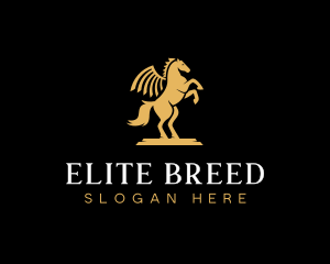 Pegasus Horse Equestrian logo design