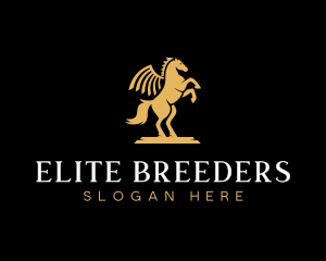 Pegasus Horse Equestrian logo design