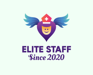 Medical Healthcare Angel logo design