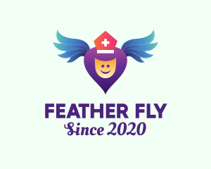 Medical Healthcare Angel logo design