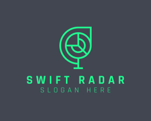 Radar - Nature Globe Radar logo design