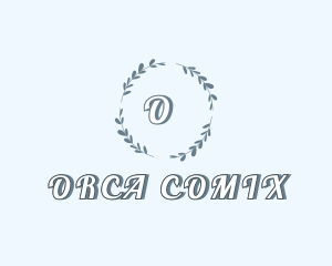 Beauty Spa Organic Wreath Logo