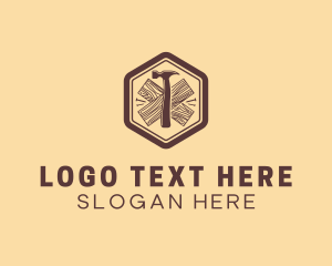 Logger - Hammer Plank Carpentry logo design