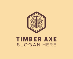 Hammer Plank Carpentry logo design