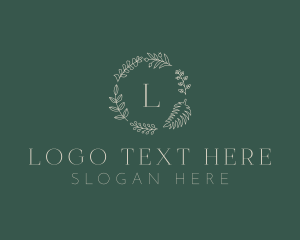 Floral - Organic Leaf Foliage logo design