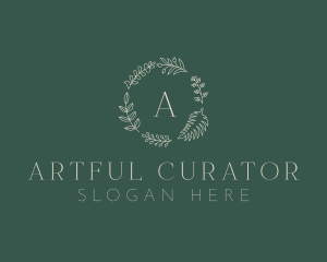 Organic Leaf Foliage logo design