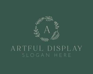 Organic Leaf Foliage logo design