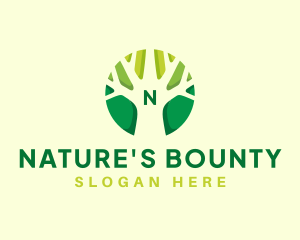 Tree Nature Wellness logo design