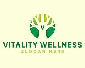 Tree Nature Wellness logo design