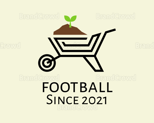 Sprout Gardening Wheelbarrow Logo