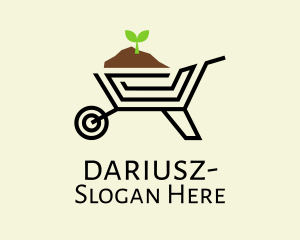 Sprout Gardening Wheelbarrow  Logo