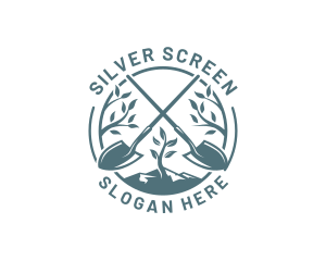 Trowel - Planting Shovel Gardening logo design