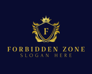 Premium Shield Crown logo design