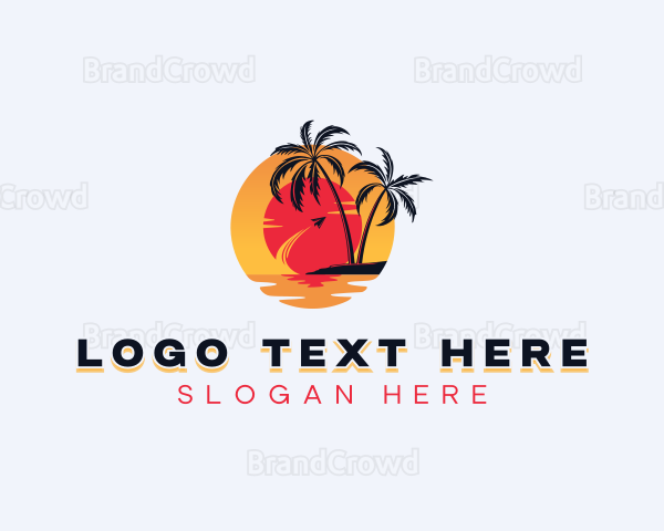 Beach Island Travel Logo