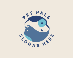 Dog Cat Pet Shop logo design