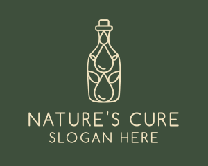 Naturopath Oil Bottle  logo design