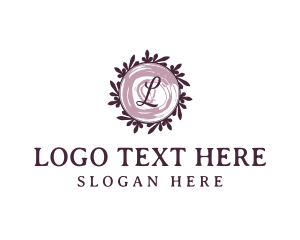 Etsy - Wedding Event Wreath logo design